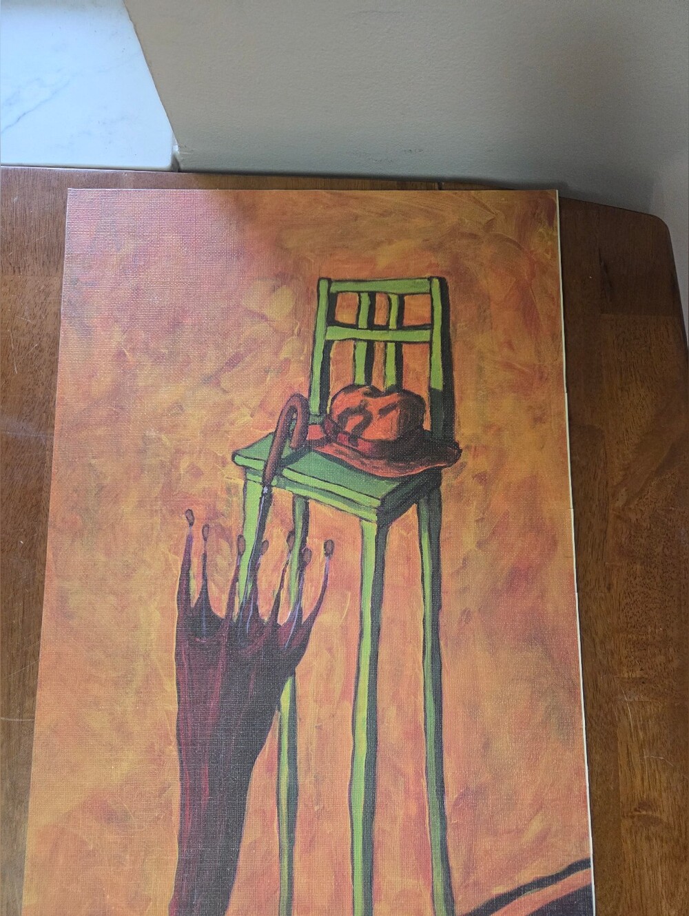 "Glou" by Alexandre Zerbé, Large Surrealist Print (32" x 16")